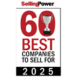2025 Selling Power Best Companies to Sell For logo.