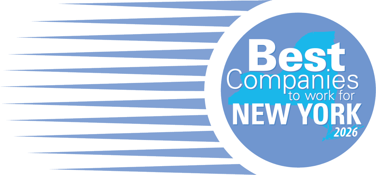 2026 Best Companies to work for New York logo.