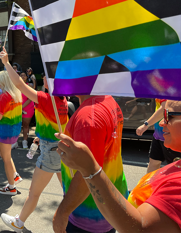 First American colleagues participate in the Pride Parade