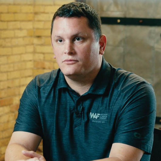 Headshot of Joshua Guay, CFO, Wisconsin Aluminum Foundry