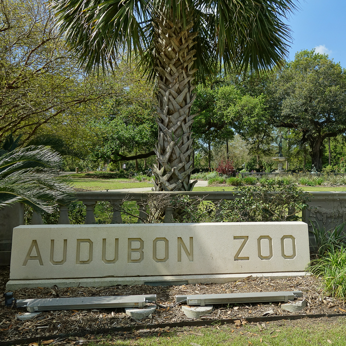 Audubon Zoo Sign