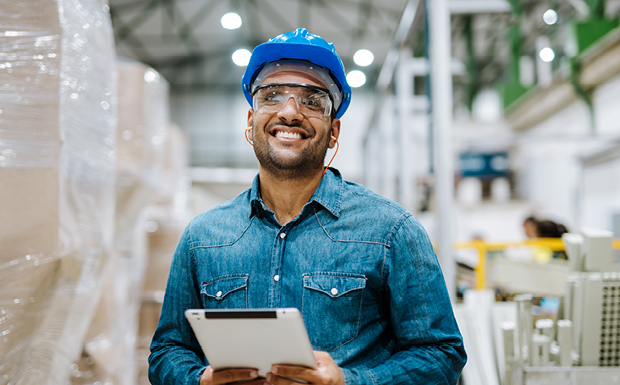 Portrait of an industrial manager.
