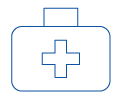 Medical kit icon