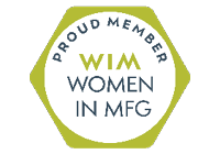 Women in Manufacturing logo.
