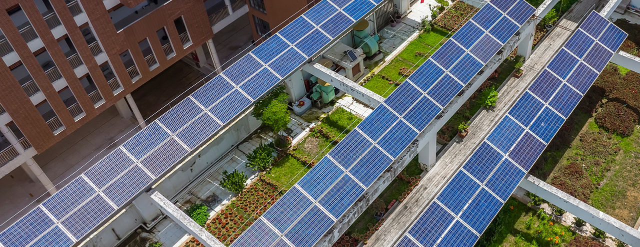 Solar Panels at a college