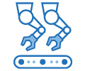 Conveyor belt automation icon