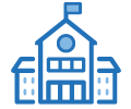 School building icon