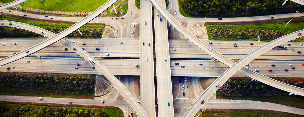 Road and cars